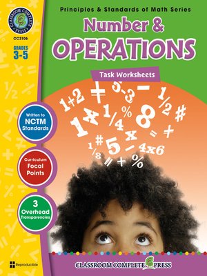 cover image of Number & Operations - Task Sheets
